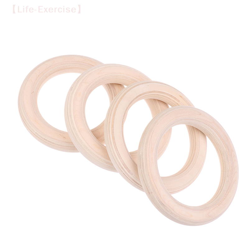 2Pcs/Pairs Wooden Ring Portabl - Gymnastic Ring Wood ulasan dan harga
