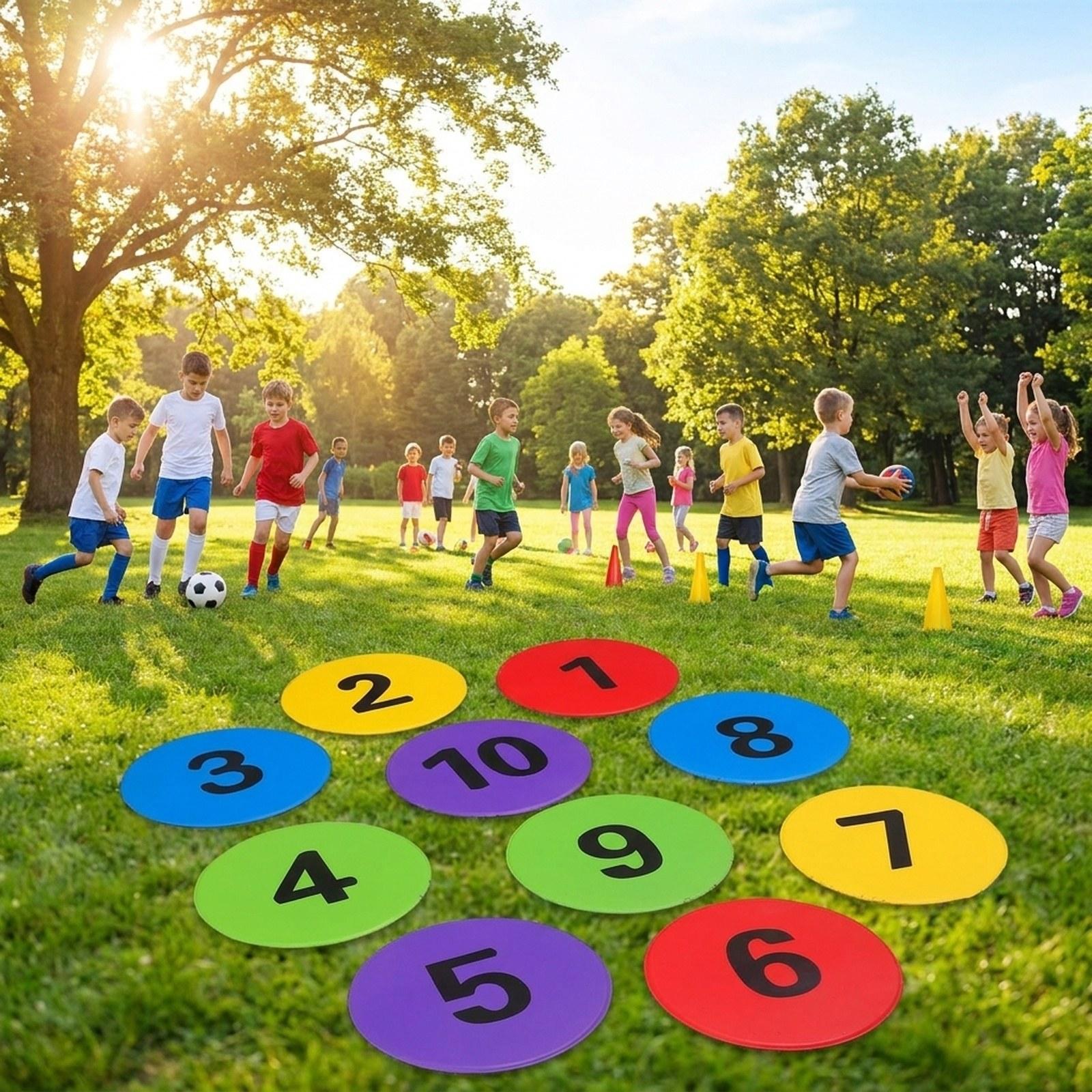 Flat Agility Training Mats Non - Speed Agility Dots ulasan dan harga