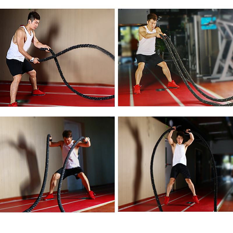 9M/12M/15M Fitness Battle Rope - Crossfit Equipment ulasan dan harga