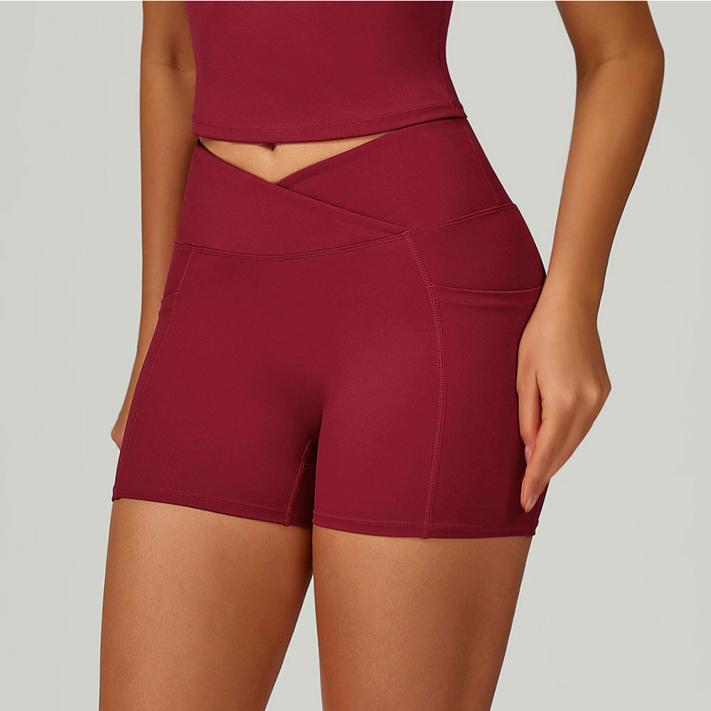 Cross Waist Head Yoga Shorts H - Crossfit Equipment ulasan dan harga
