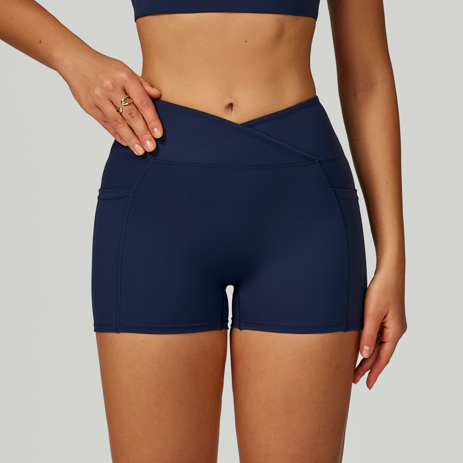 Cross Waist Head Yoga Shorts H - Crossfit Equipment ulasan dan harga
