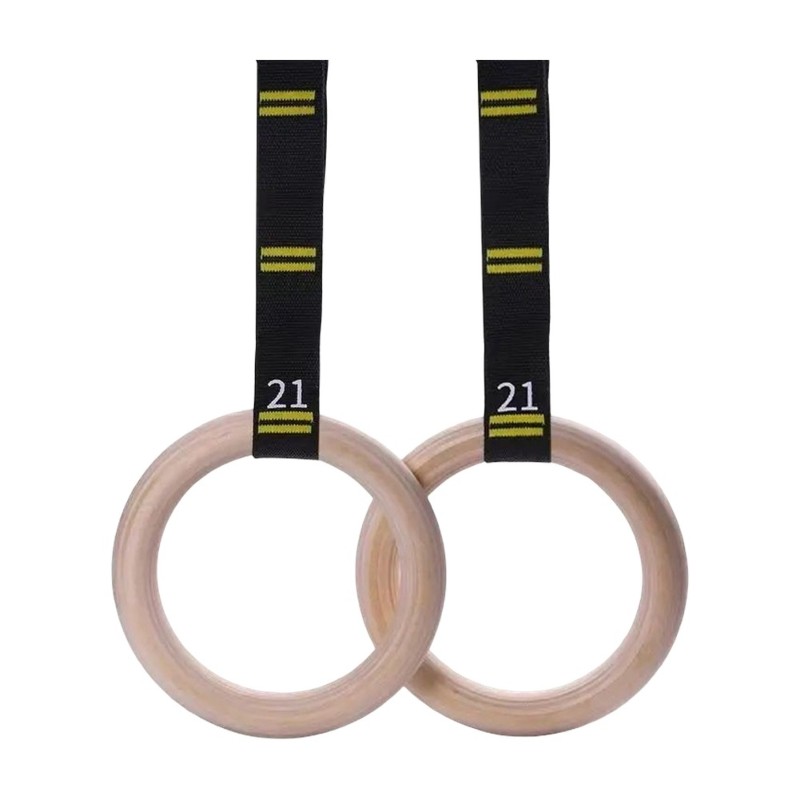 HOES-Wooden Gymnastic Rings-1  - Gymnastic Ring Wood ulasan dan harga